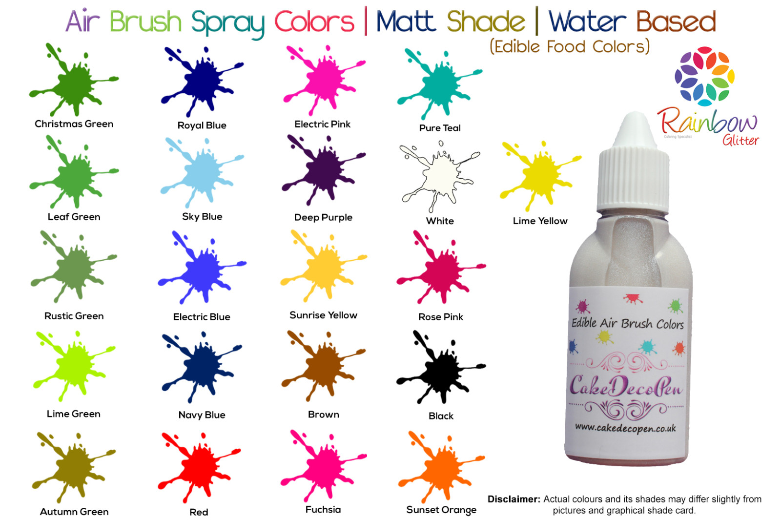 Baby Pink | Matt Shade | Edible | 30 ML | Hand Paint Colours | Cake Decorating Craft