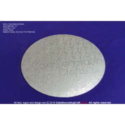 10 Inch | Silver | Round 3 mm| Cake Boards Masonite | Premium Quality