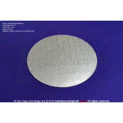 6 Inch | Silver | Round 3 mm | Cake Boards Masonite  | Premium Quality