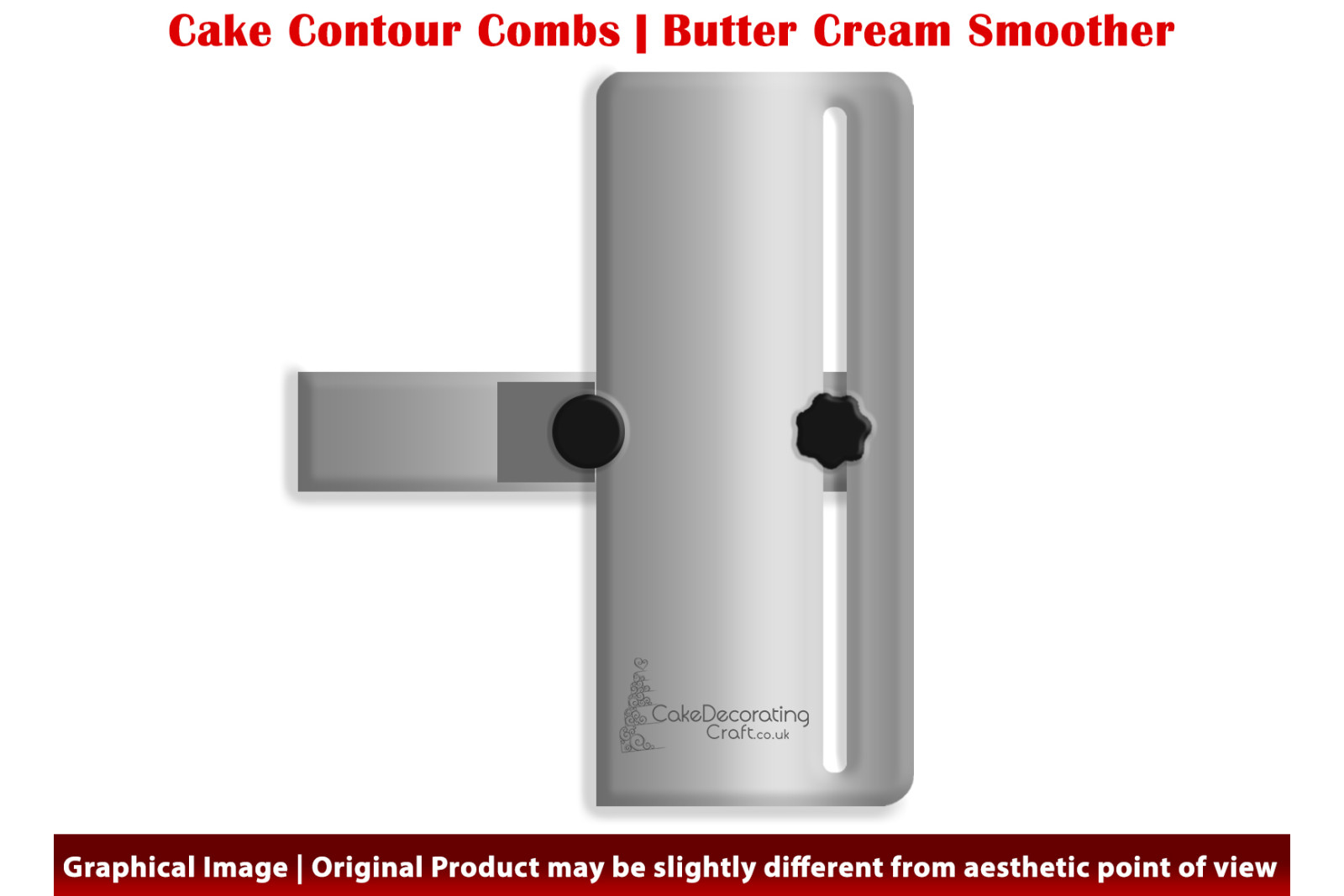Adjustable Crisp Corners | Cake Decorating Craft | Cake Contour Combs | Smoothing | Metal Spreader | Butter Cream Smoothing | Genius Tool