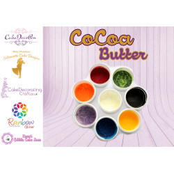 Orange Color | Cocoa Butter | 200 Gram | Edible | Cake Decorating Craft