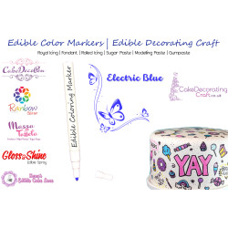 Cake Decorating Craft | Icing Pen | Icing Colouring Marker | Edible Painting Ink | Electric Blue