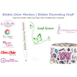 Cake Decorating Craft | Icing Pen | Icing Colouring Marker | Edible Painting Ink | Leaf Green
