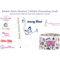 Cake Decorating Craft | Icing Pen | Icing Colouring Marker | Edible Painting Ink | Navy Blue