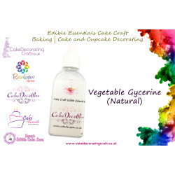 Vegetable Glycerine | 50 ml | Edible Essentials Baking and Cake Decorating Craft