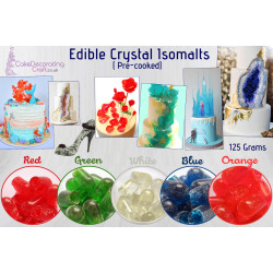 Spring Green | Isomalts | Edible Sugar Crystal Candy | Edible | 100 Grams | Cake Sugar Craft Artist Decorations
