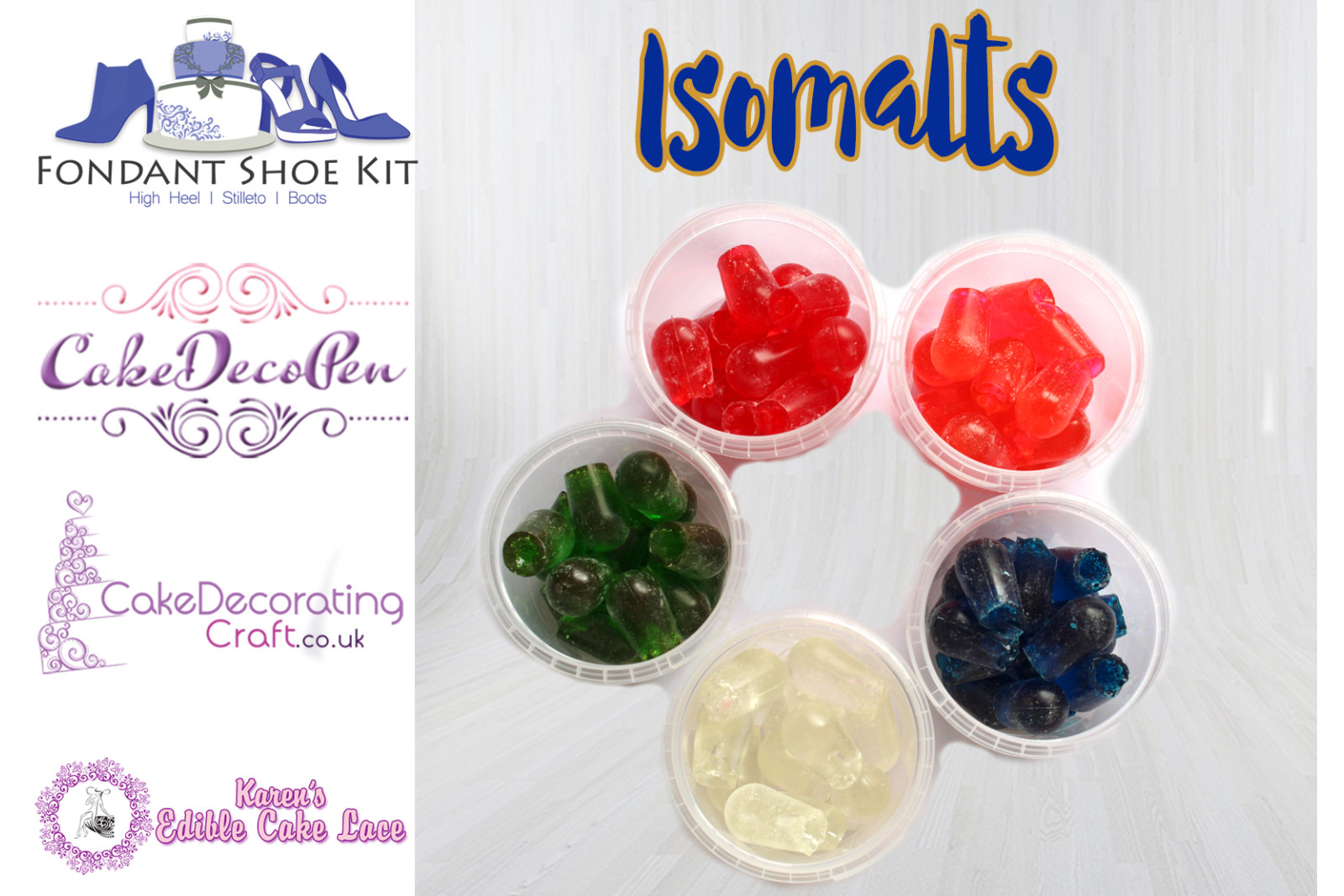 Red | Isomalts | 100 Grams | Christmas Edible Decorating Colours