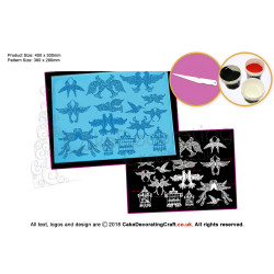 3D Birds and Cages | Cake Lace Mats | Cake Decorating Starter Kit | Cake Decorating Craft Tool