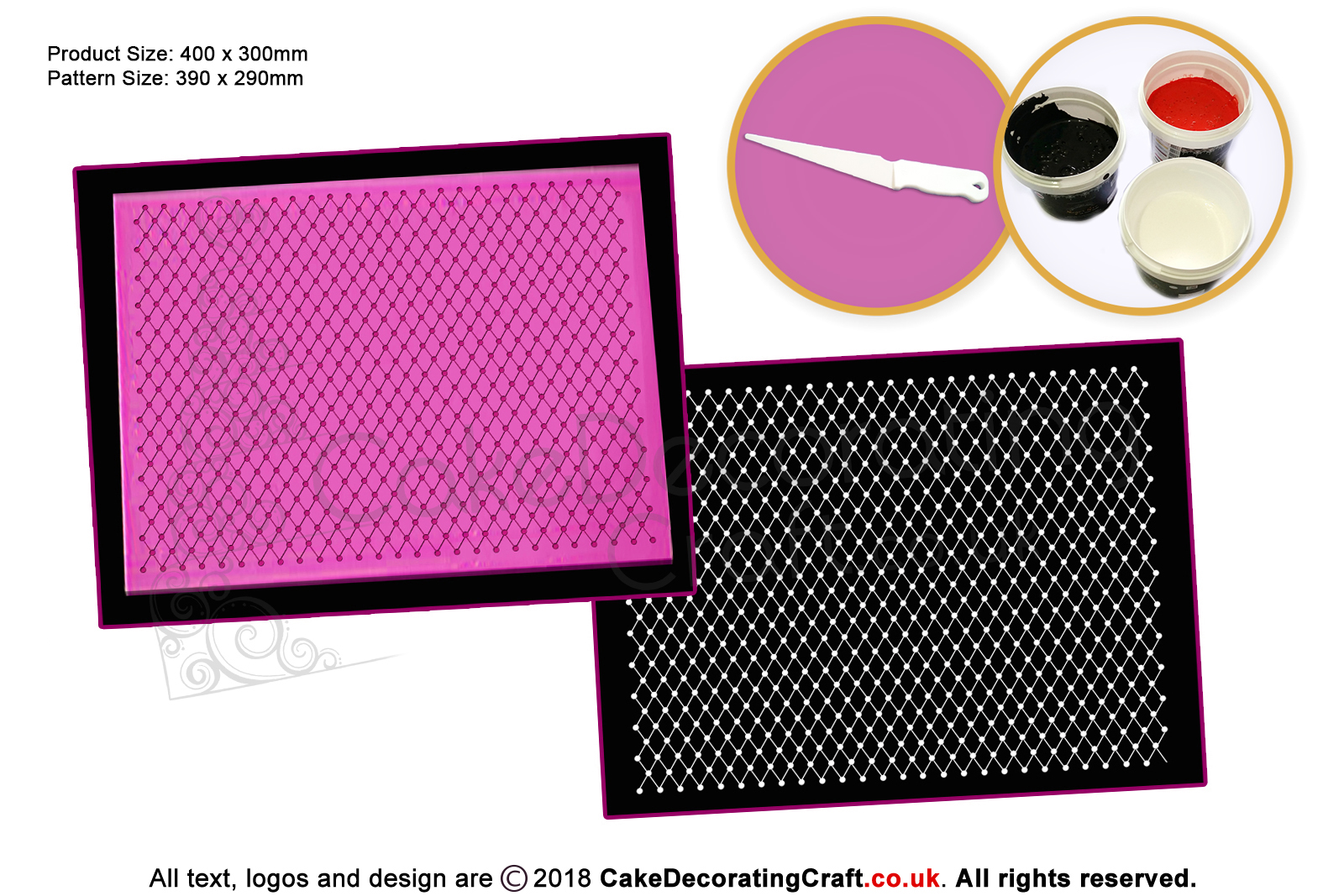 Bridal Veil | Cake Lace Mat |Cake Decorating Starter Kit | Cake Decorating Craft Tool