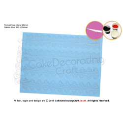 Amelia | Cake Lace Mat | Cake Decorating Starter Kit | Cake Decorating Craft Tool