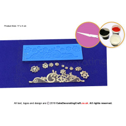 Floral Mesh Ribbon | Cake Lace Mats | Cake Decorating Starter Kit | Cake Decorating Craft Tool