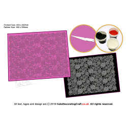 Rose Fabric | Cake Lace Mats | Cake Decorating Starter Kit | Cake Decorating Craft Tool