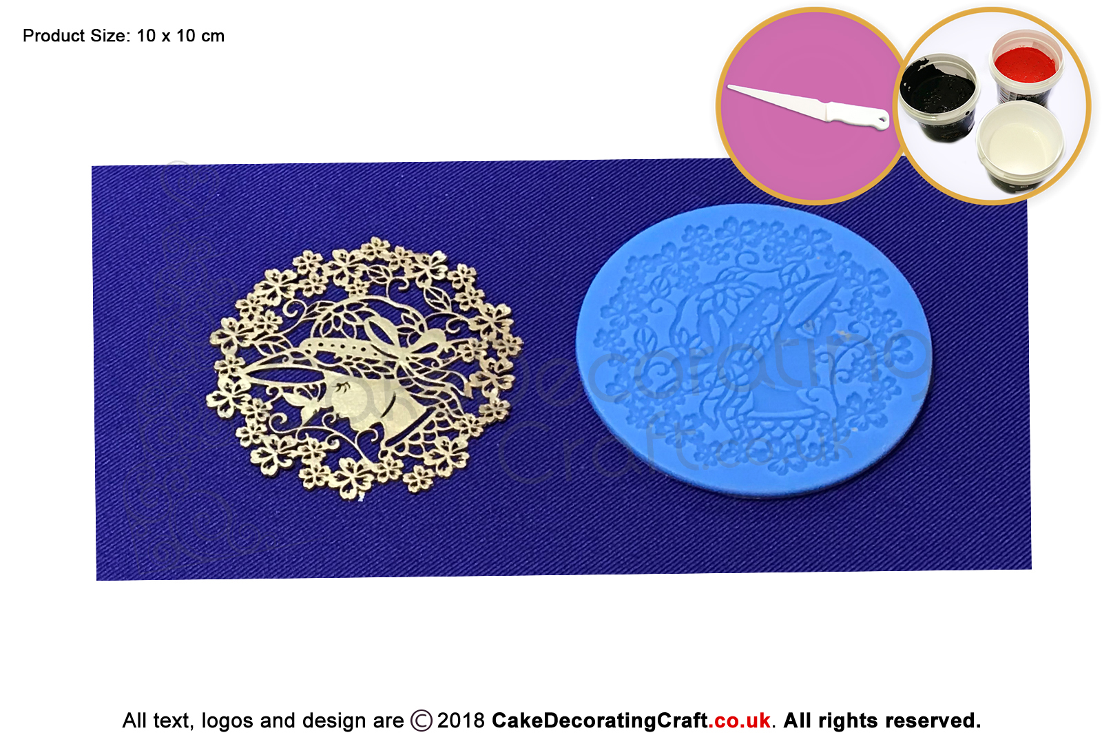 Victorian Doily | Cake Lace Mats | Cake Decorating Starter Kit | Cake Decorating Craft Tool