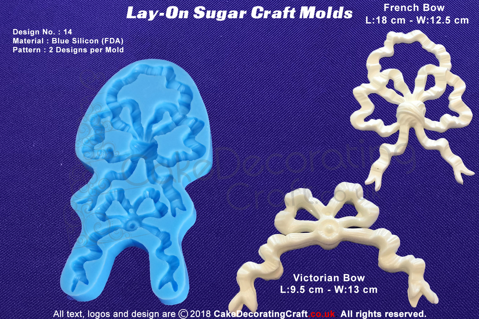 Design 14 | Lay-On Silicone Cake Molds | Deep Floral Roses | Wedding Cakes | Design | Sugar Cake Decorating Craft 