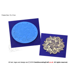 Swirl Doily | Cake Lace Mats for Edible Cake Lace Mixes and Premixes | Cake Decorating Craft Tool