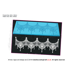 Tiffany | Cake Lace Mats for Edible Cake Lace Mixes and Premixes | Cake Decorating Craft Tool
