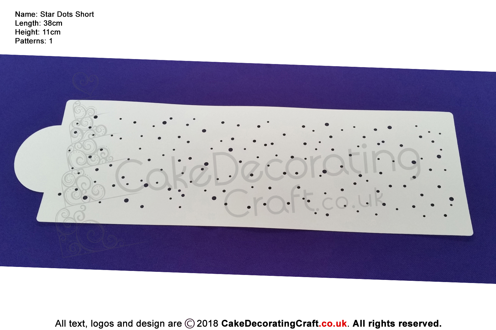 Star Dots Shorts | Air Brush Stenciling | Cake and Cupcake Decorating Craft Tool