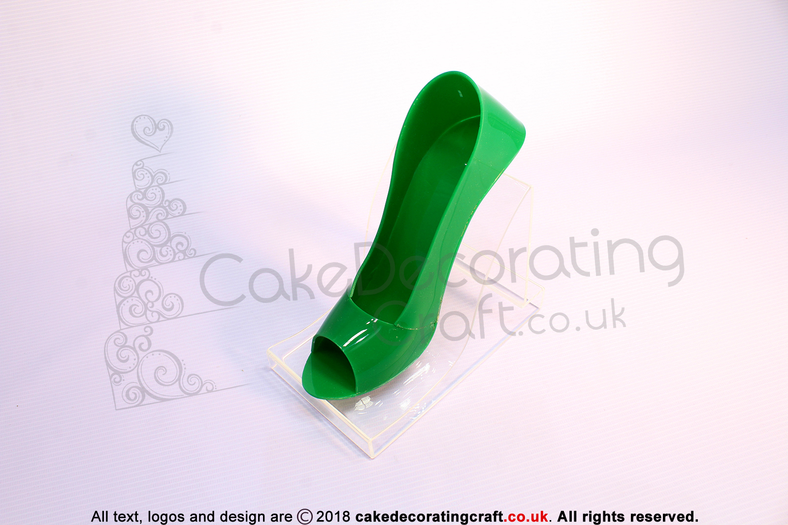 Fondant High Heel | Shoe Kit | Green Color | Cake Decoration | Cake Toppers | Christmas Cake Cupcake Craft Gift Ideas