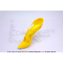 Fondant High Heel | Shoe Kit | Yellow Color | Cake Decoration | Cake Toppers | Christmas Cake Cupcake Craft Gift Ideas