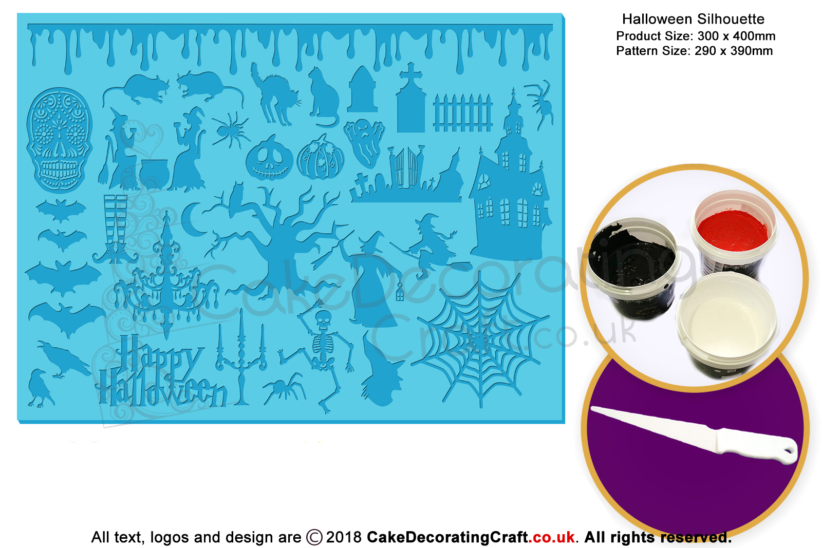Halloween | Harry Potter | Silhouette Cake Design Starter Kits | Cupcake Cookies Cake Decorating Craft Tool