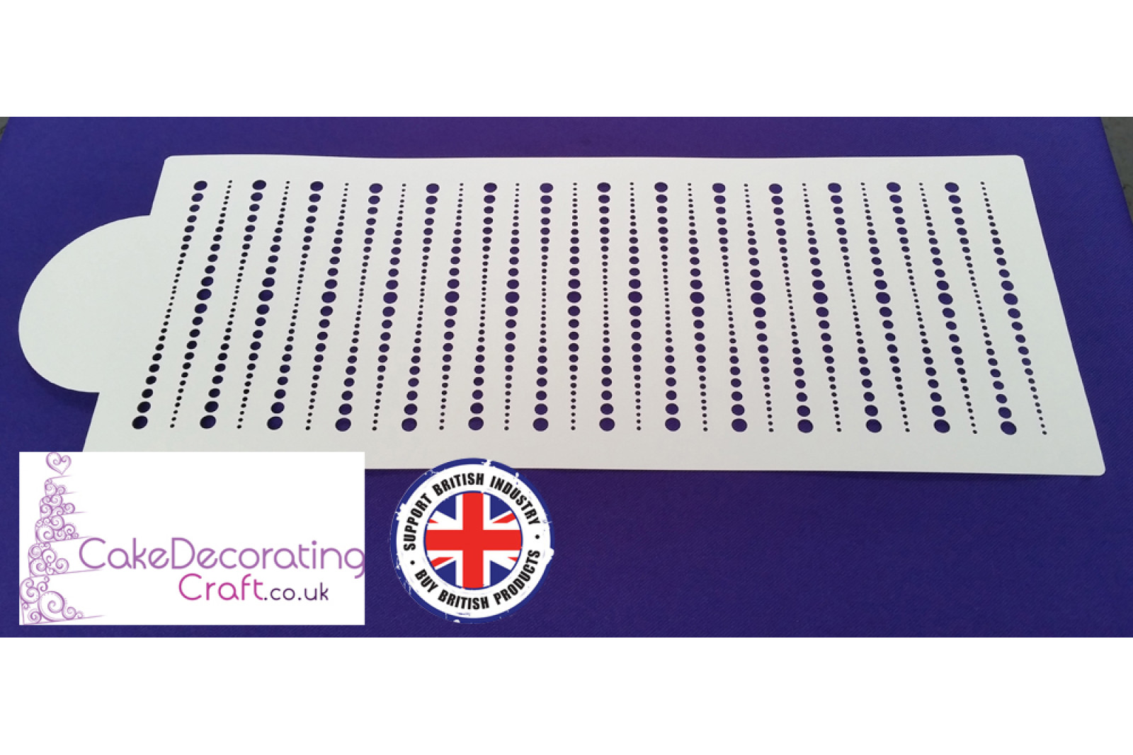 Pearl Mesh | Air Brush Stenciling | Cake and Cupcake Decorating Craft Tool | Great Christmas Bake Off
