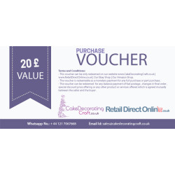 Purchase Voucher | Balance Payment Voucher | Value £ 20