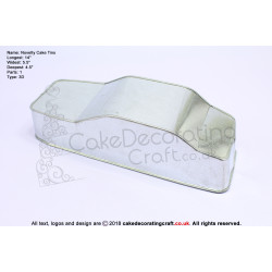 3D Rolls Royce | Novelty Shape | Cake Baking Tins and Pans | 3" Deep