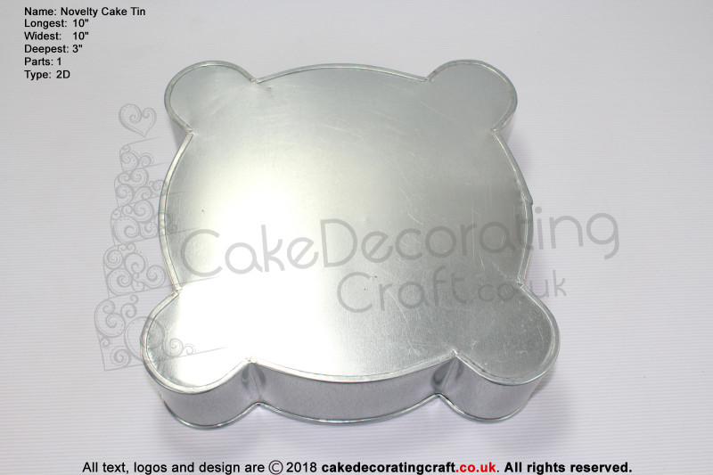 Castle Base Round | Tile Single | Novelty Shape | Cake Baking Tins and Pans | 3" Deep