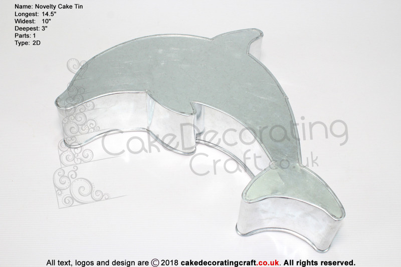 Dolphin Dance Show | Novelty Shape | Cake Baking Tins and Pans | 3" Deep