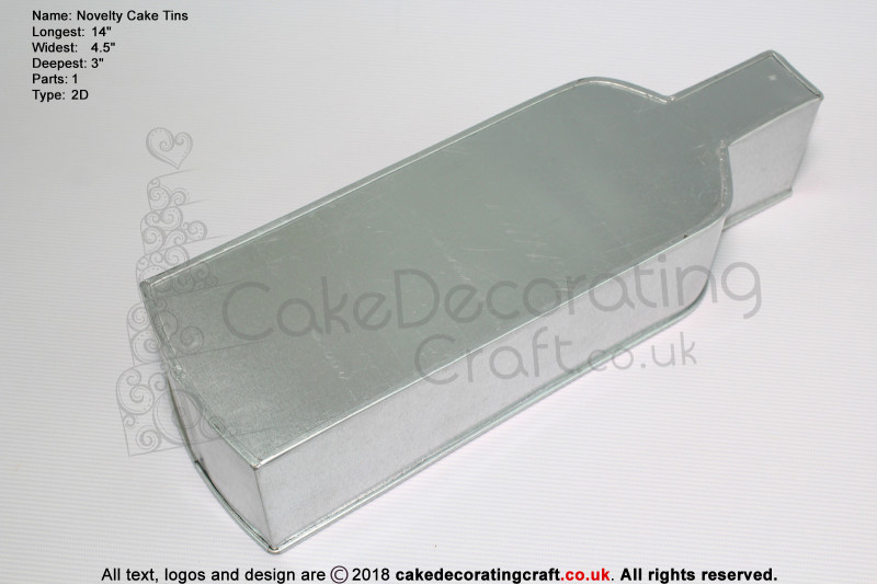Absolute Vodka Bottle | Novelty Shape | Cake Baking Tins and Pans | 3" Deep