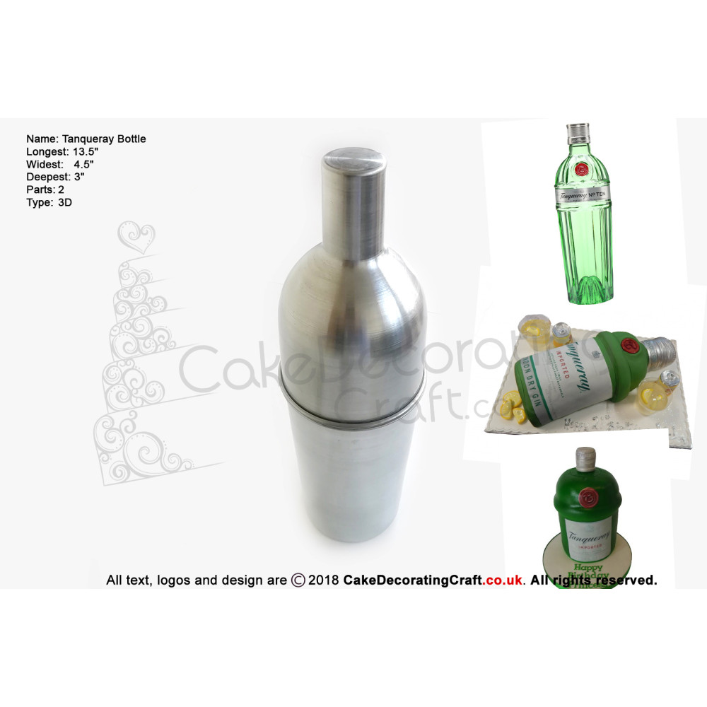 Tanqueray Bottle | Novelty Shape | Cake Baking Tins and Pans | 3" Deep