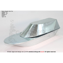 3D Yacht Ship | Novelty Shape | Cake Baking Tins and Pans | 3" Deep | Cake Cupcake Cookie | Makers and Decorators | Christmas Gift Ideas