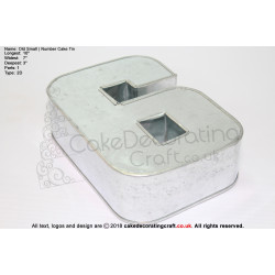 Small Number 6 | Novelty Shape | Cake Baking Tins and Pans | 3" Deep | Six