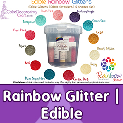 Rainbow Glitter | Edible