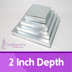 2 Inch Depth Square Cake Tins