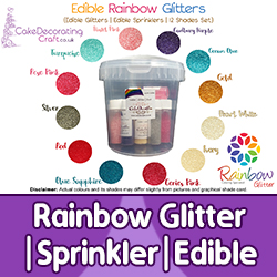Rainbow Edible Glitter Sprinkler | Christmas Special