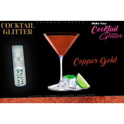 Cocktail Gloss Lustre Pearled Shimmer Shade | Edible | Copper