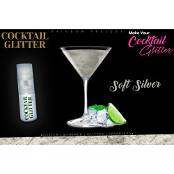 Cocktail Gloss Lustre Pearled Shimmer Shade | Edible | Soft Silver