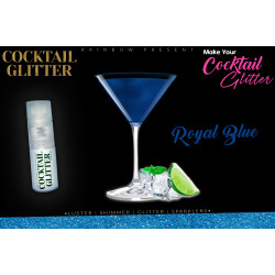 Glitzy Cocktail Glitter and Sparkling Effect | Edible | Blue 