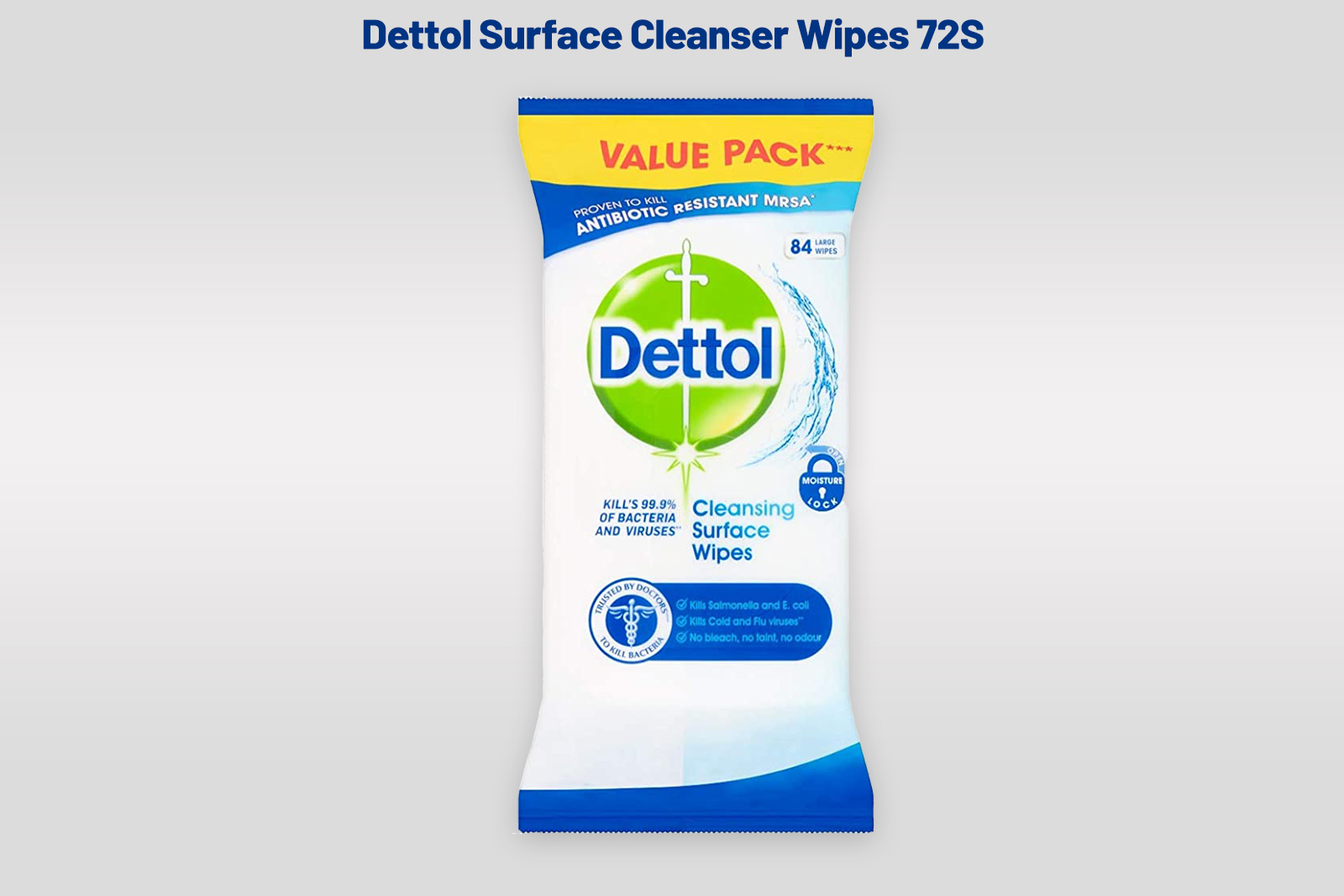 Dettol Surface Cleanser Wipes 72S