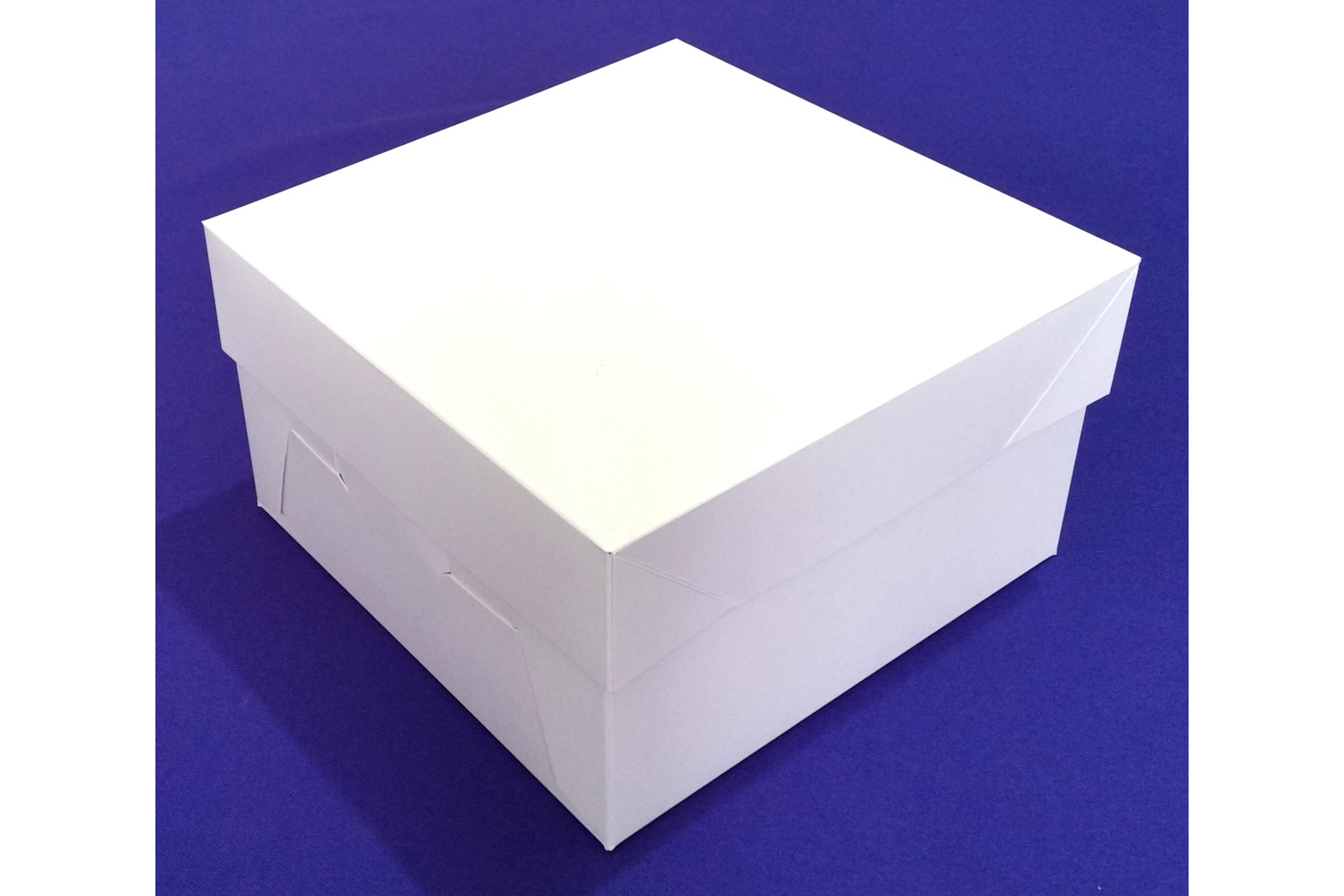 10" Inch | Cake Boxes + Lids | 0.5 mm Thick | White | Strong | Premium Quality | Christmas Cake Cupcake Decorating Craft