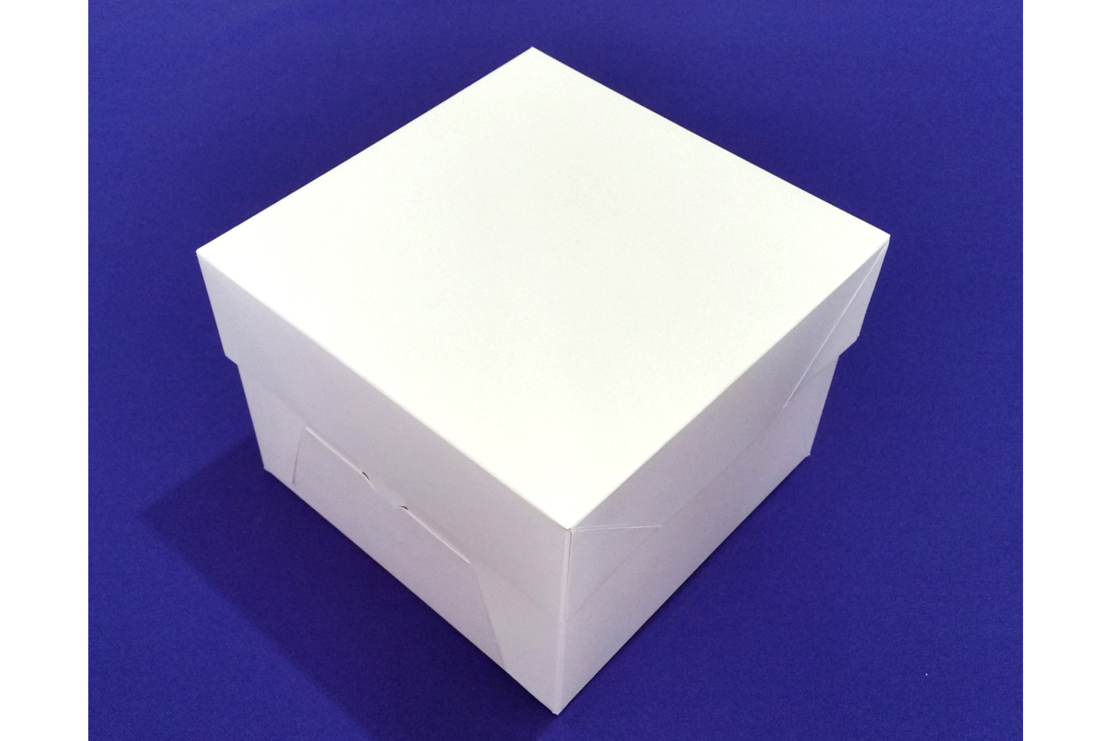 8" Inch | Cake Boxes + Lids | 0.5 mm Thick | White | Strong | Premium Quality | Christmas Cake Cupcake Decorating Craft