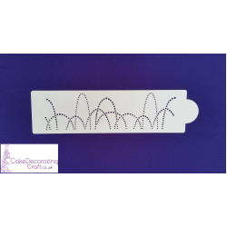 Pearls Strands Stencil | Air Brush Stenciling | Cake and Cupcake Decorating Craft Tool | Great Christmas Bake Off
